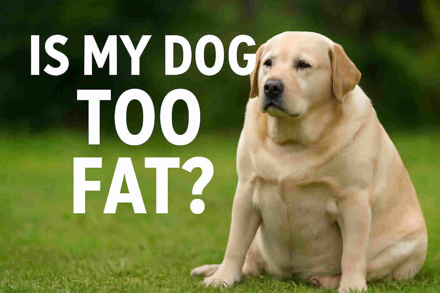 Is My Dog Too Fat? A Friendly Guide to Canine Weight Loss
